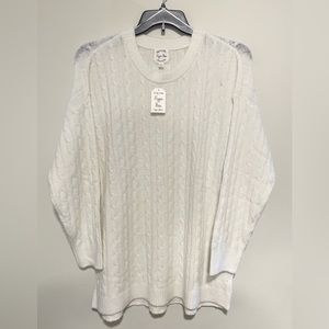 Hippie Rose Women’s Juniors’ Cable-Knit Crewneck Pullover Sweater | Size: XL